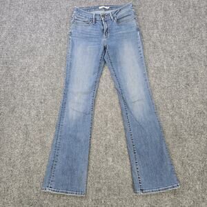 Levi's 715 Bootcut Jeans Womens 27 Blue Stretch Mid Rise Flare